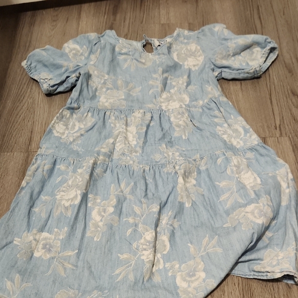 Old Navy Other - 🐻 Floral Blue Kids Dress